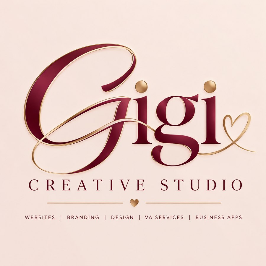Gigi Creative Studio logo — Websites, Branding, Design, VA Services, Business Apps